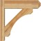 Ekena Millwork Legacy Craftsman Rough Sawn Outlooker, Western Red Cedar, 6"W x 20"D x 20"H OUT06X20X20LEC04RWR - alternate 3